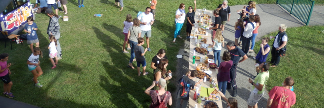 Des repas et des gouters partagés !